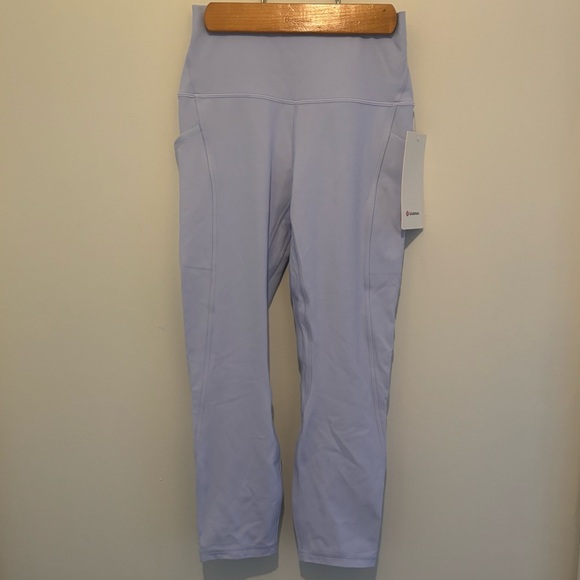 Lululemon Athletica Soft Blue Align HR Crop 23” Size 6 - Picture 2 of 11